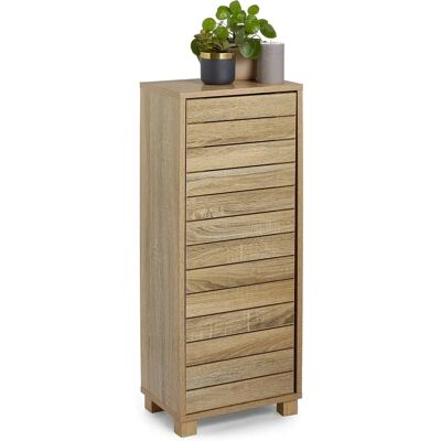 Vonhaus - Oak Wood Effect Floor Cabinet - Cabinet Vonhaus - Oak Wood Effect Floor Cabinet - Cabinet
