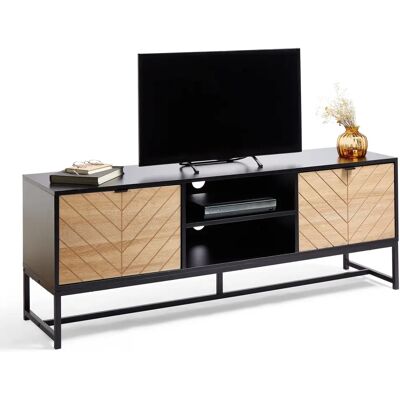 Vonhaus - Chevron - 2 Door - Storage - TV Unit Vonhaus - Chevron - 2 Door - Storage - TV Unit