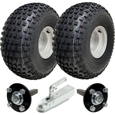 Parnells ATV perävaunusarja - 22x11.00-8, Knobby-renkaat, Teräsvetokoukku Parnells ATV perävaunusarja - 22x11.00-8, Knobby-renkaat, Teräsvetokoukku