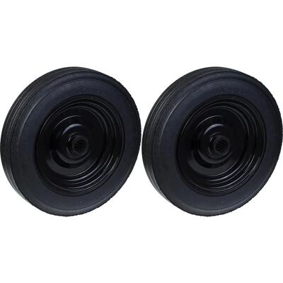 Injectaplas 350mm Model 31.8mm Rubber Wheel Set - Wheel/Rubber Tire Injectaplas 350mm Model 31.8mm Rubber Wheel Set - Wheel/Rubber Tire