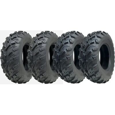 OBOR Pinacle ATV-renkaat - 25x10.00-12 & 25x8.00-12, 4-ply, Setti 4 OBOR Pinacle ATV-renkaat - 25x10.00-12 & 25x8.00-12, 4-ply, Setti 4