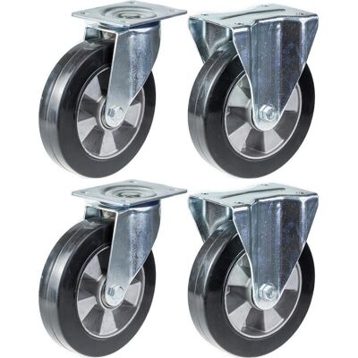 Parnells 152mm Modèle - Ensemble de Roues pour Usage Intensif Parnells 152mm Modèle - Ensemble de Roues pour Usage Intensif