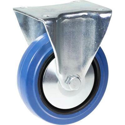 Ruota in Gomma Elastica Blu Parnells 125 mm - Ruota Ruota in Gomma Elastica Blu Parnells 125 mm - Ruota