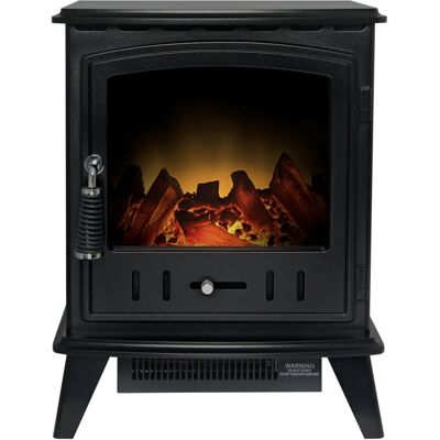 Adam Aviemore 1800W Electric Stove - Black Adam Aviemore 1800W Electric Stove - Black