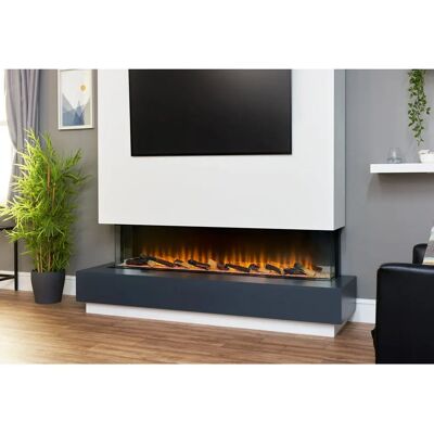Adam Sahara Electric Wall Fire - 61 Inch - Fire Adam Sahara Electric Wall Fire - 61 Inch - Fire
