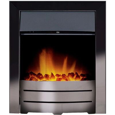 Adam Colorado - Black Nickel - Electric Inset Fire Adam Colorado - Black Nickel - Electric Inset Fire