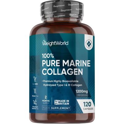WeightWorld Meereskollagen Kapseln - 1170mg - Haut, Haare & Gelenke WeightWorld Meereskollagen Kapseln - 1170mg - Haut, Haare & Gelenke