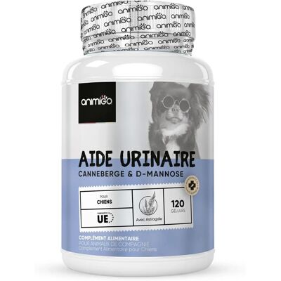 Animigo Supporto Urinario per Cani - D Mannosio, Bardana, Rame di Marshmallow, Liquirizia & Ortica Animigo Supporto Urinario per Cani - D Mannosio, Bardana, Rame di Marshmallow, Liquirizia & Ortica