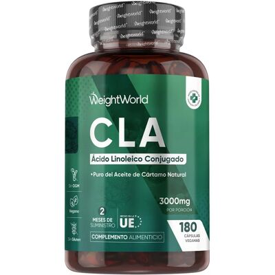 WeightWorld CLA Cápsulas 3000mg - Suplemento alimentar pré-treino WeightWorld CLA Cápsulas 3000mg - Suplemento alimentar pré-treino