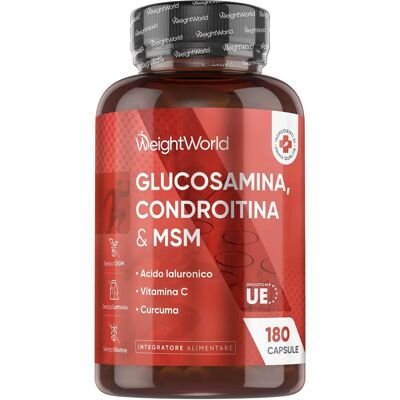 WeightWorld Glucosamine and Chondroitin High Strength - Joint and Skin Supplements WeightWorld Glucosamine and Chondroitin High Strength - Joint and Skin Supplements