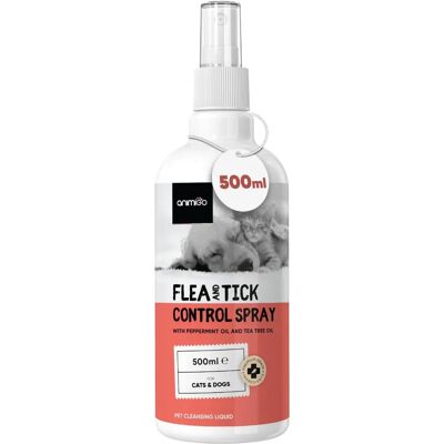 Spray antipulci Animigo - Controllo naturale dei parassiti per casa, cani & gatti 500ml Spray antipulci Animigo - Controllo naturale dei parassiti per casa, cani & gatti 500ml