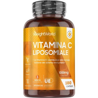 WeightWorld Liposomal Vitamin C 1000mg - 180 Vegan Capsules - 3 Month Supply WeightWorld Liposomal Vitamin C 1000mg - 180 Vegan Capsules - 3 Month Supply