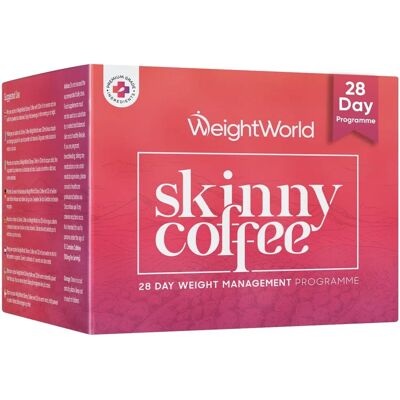 WeightWorld Skinny Caffè - Caffè Arabica con Tè Verde e L-Carnitina - Programma di Detox & Gestione del Peso WeightWorld Skinny Caffè - Caffè Arabica con Tè Verde e L-Carnitina - Programma di Detox & Gestione del Peso
