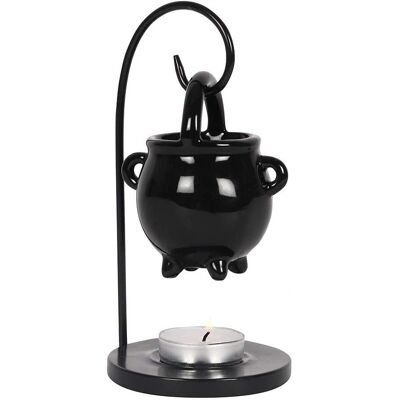 Something Different Black Hanging Cauldron Oil Burner - Halloween Decoration Something Different Black Hanging Cauldron Oil Burner - Halloween Decoration