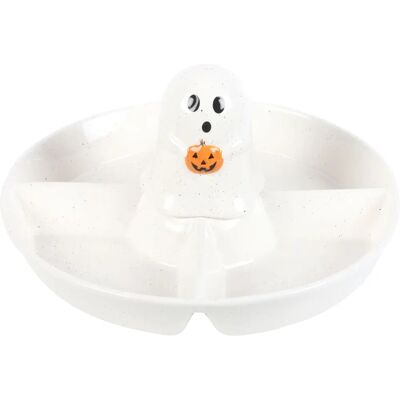 Something Different - Ghost Chip & Dip Snack Dish - white - ceramic - Snack dish Something Different - Ghost Chip & Dip Snack Dish - white - ceramic - Snack dish