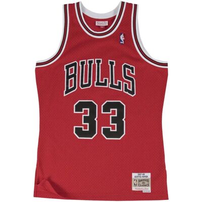 Mitchell & Ness Chicago Bulls Pippen S Trikot - NBA Swingman Mitchell & Ness Chicago Bulls Pippen S Trikot - NBA Swingman