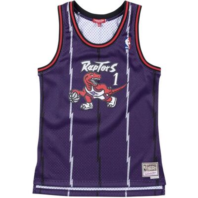 Mitchell & Ness Tracy Mcgrady Toronto Raptors Swingman Jersey - Koszykówka Cały Rok Mężczyźni Fioletowy Mitchell & Ness Tracy Mcgrady Toronto Raptors Swingman Jersey - Koszykówka Cały Rok Mężczyźni Fioletowy