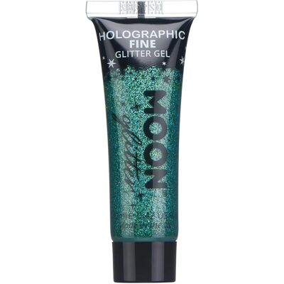 Moon Glittter - Gel de paillettes holographiques fines - Vert - Cosmétiques et déguisements - 12ml - Publicité Moon Glittter - Gel de paillettes holographiques fines - Vert - Cosmétiques et déguisements - 12ml - Publicité