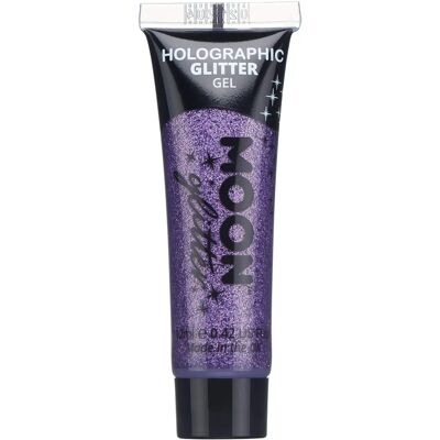 Moon Glitter de Smiffys - Gel de Paillette Violet Holographique - 12ml - Publicité Moon Glitter de Smiffys - Gel de Paillette Violet Holographique - 12ml - Publicité