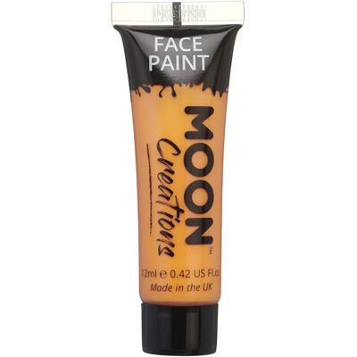 Peinture visage & corps Moon Creations - Orange - 12ml - Peinture pour visage & corps - Publicité Peinture visage & corps Moon Creations - Orange - 12ml - Peinture pour visage & corps - Publicité