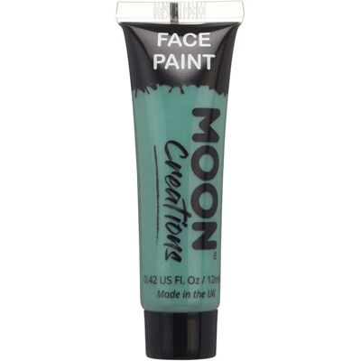 Peinture pour visage et corps Moon Creations - Turquoise - 12ml - Publicité Peinture pour visage et corps Moon Creations - Turquoise - 12ml - Publicité