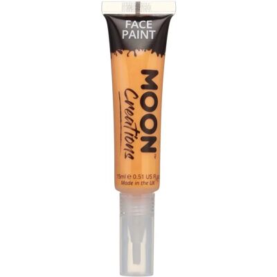 Peintures pour visage et corps Moon Creations - Orange - 15ml - C01518 - Publicité Peintures pour visage et corps Moon Creations - Orange - 15ml - C01518 - Publicité