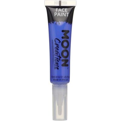 Peintures pour visage et corps Moon Creations - Bleu Foncé - 15ml - Peintures pour visage et corps - Publicité Peintures pour visage et corps Moon Creations - Bleu Foncé - 15ml - Peintures pour visage et corps - Publicité