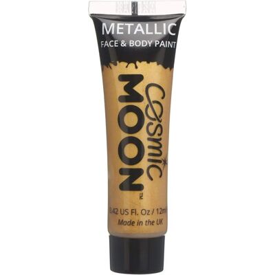 Smiffys Cosmic Moon Tinta Facial e Corporal Dourada - Maquilhagem Smiffys Cosmic Moon Tinta Facial e Corporal Dourada - Maquilhagem