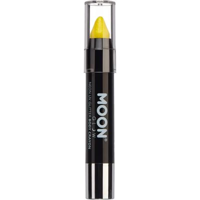 Crayons pour corps fluo UV Moon Glow - Jaune - Crayons de corps - Publicité Crayons pour corps fluo UV Moon Glow - Jaune - Crayons de corps - Publicité