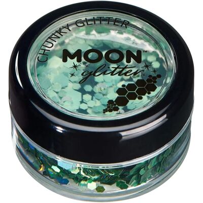 Brilho de Lua Verde da Smiffys - Glitter Chunky Holográfico - 3g - Brilho Brilho de Lua Verde da Smiffys - Glitter Chunky Holográfico - 3g - Brilho