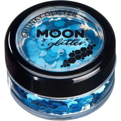 Paillettes Lunaires Holographiques Chunky - Bleu - Certifié Cosmétique - Publicité Paillettes Lunaires Holographiques Chunky - Bleu - Certifié Cosmétique - Publicité