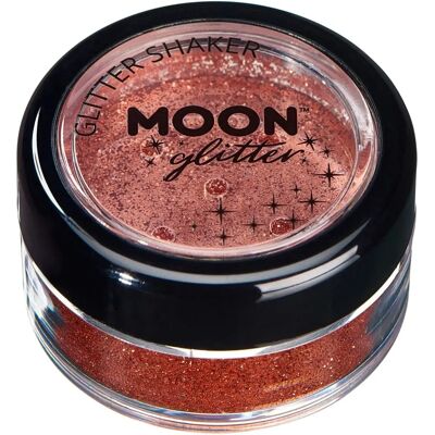 Moon Glitter Cuivre Bronze - Épandeur de Paillettes Fines - Cosmétiques & Déguisements - Publicité Moon Glitter Cuivre Bronze - Épandeur de Paillettes Fines - Cosmétiques & Déguisements - Publicité