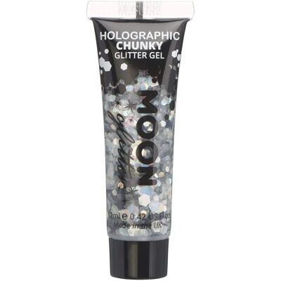 Moon Glitter Moon Glitter - Gel de paillettes holographiques épaisses - Argent - Publicité Moon Glitter Moon Glitter - Gel de paillettes holographiques épaisses - Argent - Publicité