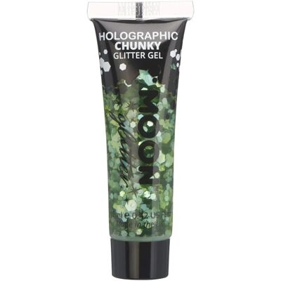 Gel Pailleté Holographique Moon Glitter - Vert - Cosmetique - Publicité Gel Pailleté Holographique Moon Glitter - Vert - Cosmetique - Publicité