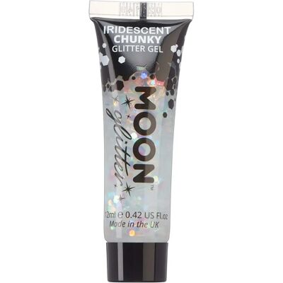 Moon Glitter - Gel à paillettes épaisses iridescentes - Blanc - Cosmétiques - Publicité Moon Glitter - Gel à paillettes épaisses iridescentes - Blanc - Cosmétiques - Publicité