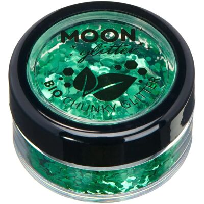 Paillettes Moon Glitter bio vert de Smiffys - Paillettes cosmétiques - Publicité Paillettes Moon Glitter bio vert de Smiffys - Paillettes cosmétiques - Publicité