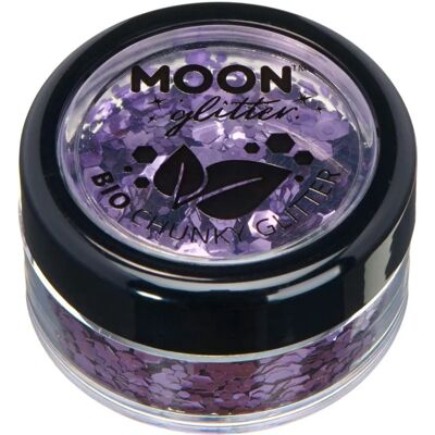 Paillettes épaisses bio lilas de Smiffys - 3g - Sûr pour visage et corps - Publicité Paillettes épaisses bio lilas de Smiffys - 3g - Sûr pour visage et corps - Publicité