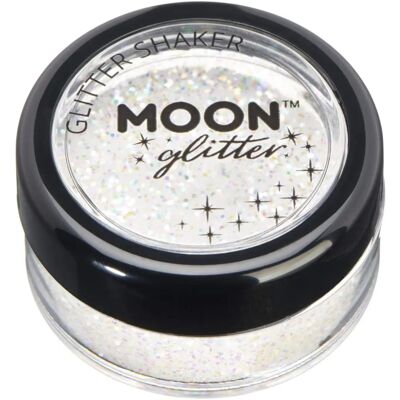 Paillettes Lunaires Blanches de Smiffys - Shakers Iridescents - 5g - Publicité Paillettes Lunaires Blanches de Smiffys - Shakers Iridescents - 5g - Publicité