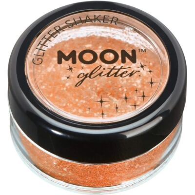 Paillettes de lune iridescentes orange de Smiffys - Shakeur cosmétique 5g - Publicité Paillettes de lune iridescentes orange de Smiffys - Shakeur cosmétique 5g - Publicité