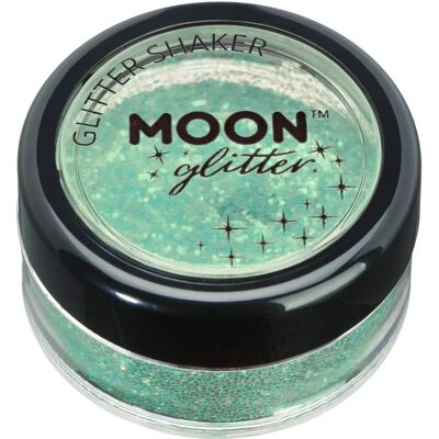 Moon Glitter de Smiffys - Shakers de glitter iridescent - Vert - Paillettes - Publicité Moon Glitter de Smiffys - Shakers de glitter iridescent - Vert - Paillettes - Publicité