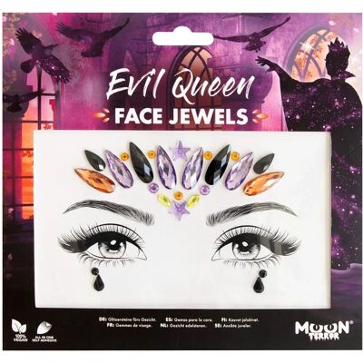 Bijoux de visage Moon Terror - Reine Maléfique - Publicité Bijoux de visage Moon Terror - Reine Maléfique - Publicité