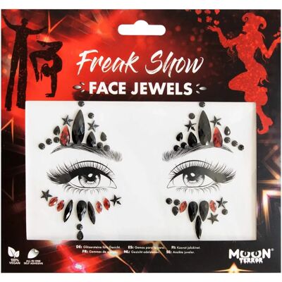 Joias faciais Moon Terror - Freak Show - Joias de rosto Joias faciais Moon Terror - Freak Show - Joias de rosto