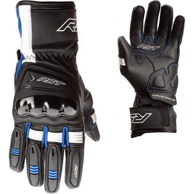 Gants moto RST Pilot - Bleu/Noir/Blanc - Niveau 1 CE - Publicité Gants moto RST Pilot - Bleu/Noir/Blanc - Niveau 1 CE - Publicité