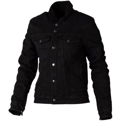 Blouson RST Sherpa Denim en textile pour motos femmes - Veste en denim renforcée Blouson RST Sherpa Denim en textile pour motos femmes - Veste en denim renforcée
