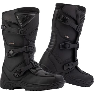 Bottes de moto noires RST Ambush - Certifié CE - Imperméables - Profil aventure Bottes de moto noires RST Ambush - Certifié CE - Imperméables - Profil aventure