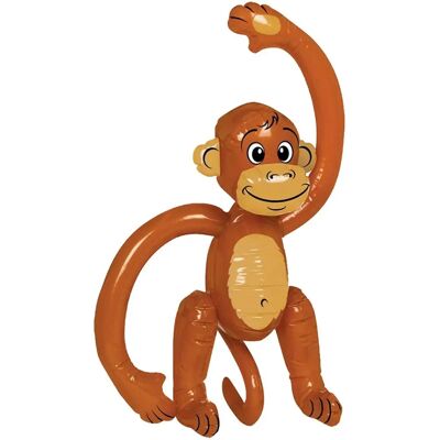 Shatchi Inflatable Monkey 58cm Kids Toy - Birthday Party Filler Shatchi Inflatable Monkey 58cm Kids Toy - Birthday Party Filler