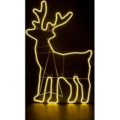 Shatchi Reindeer Neon Rope Light - Christmas Outdoor Wall Decor Shatchi Reindeer Neon Rope Light - Christmas Outdoor Wall Decor