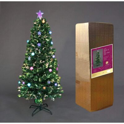 SHATCHI - Baubles and Stars - 5Ft - Christmas Tree SHATCHI - Baubles and Stars - 5Ft - Christmas Tree