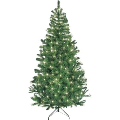 SHATCHI 7ft/210cm Pre Lit Artificial Christmas Tree Alaskan Pine Green - Artificial Christmas Tree SHATCHI 7ft/210cm Pre Lit Artificial Christmas Tree Alaskan Pine Green - Artificial Christmas Tree