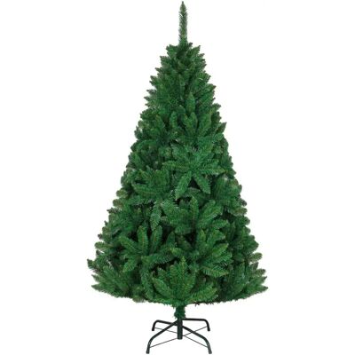 Shatchi Green Christmas Tree 5ft Artificial Bushy Pine - Christmas Tree Shatchi Green Christmas Tree 5ft Artificial Bushy Pine - Christmas Tree